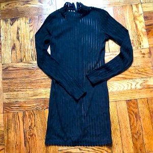 Mesh see through dress